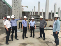 管委會領導督導檢查建設工地安全生產及揚塵治理工作