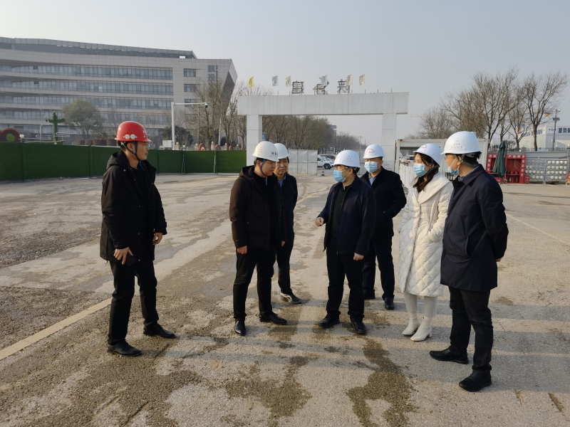 空港新城管委會領導帶隊開展環保督導檢查工作